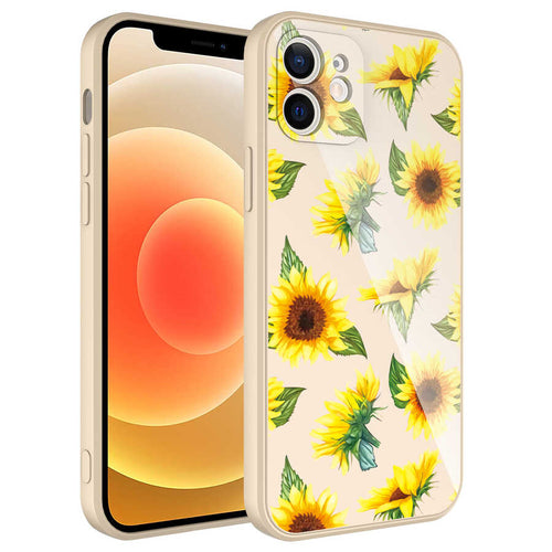 iPhone 12 Kılıf Kamera Korumalı Desenli Sert Silikon Zore Epoksi Kılıf - NO2