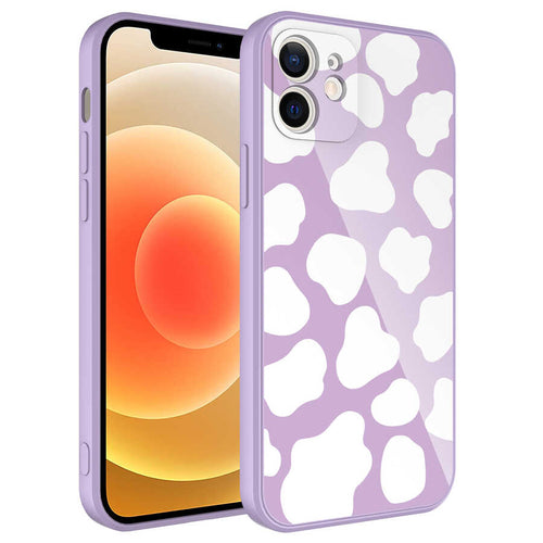 iPhone 12 Kılıf Kamera Korumalı Desenli Sert Silikon Zore Epoksi Kılıf - NO6