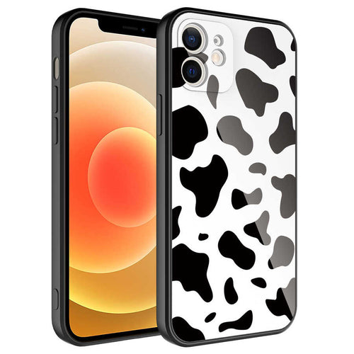 iPhone 12 Kılıf Kamera Korumalı Desenli Sert Silikon Zore Epoksi Kılıf - NO7