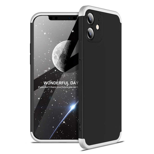 iPhone 12 Kılıf Zore Ays Kılıf - Siyah-Gri