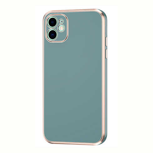 iPhone 12 Kılıf Zore Bark Kılıf - Petrol Yeşil