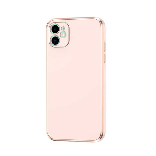 iPhone 12 Kılıf Zore Bark Kılıf - Rose Gold