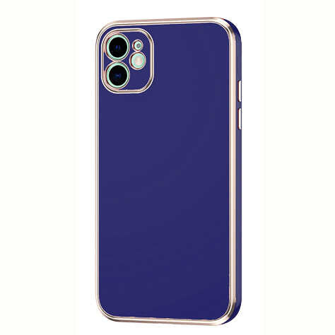 iPhone 12 Kılıf Zore Bark Kılıf - Lacivert