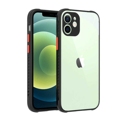 iPhone 12 Kılıf ​​Zore Kaff Kılıf - Siyah