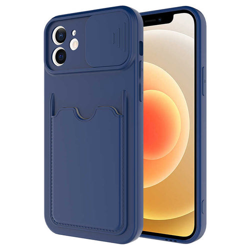 iPhone 12 Kılıf ​Zore Kartix Kılıf - Lacivert
