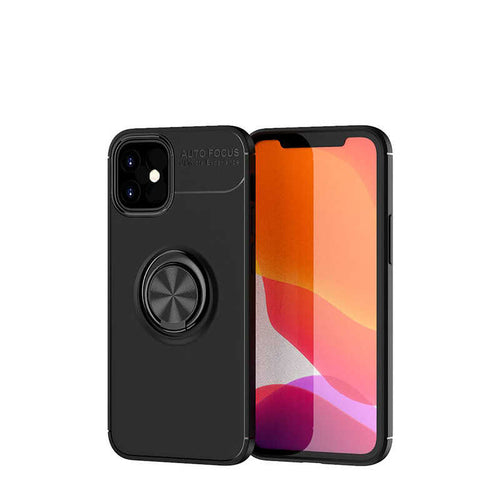 iPhone 12 Kılıf Zore Ravel Silikon Kılıf - Siyah