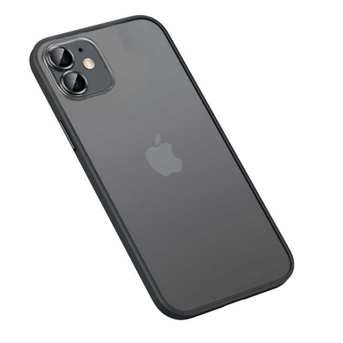 iPhone 12 Kılıf Zore Retro Kılıf - Siyah