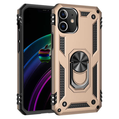 iPhone 12 Kılıf Zore Vega Kılıf - Gold