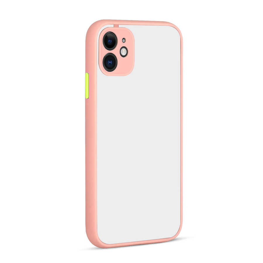 iPhone 12 Mini Kılıf Zore Hux Kılıf - Pembe