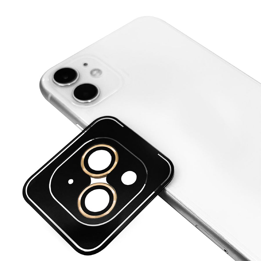 iPhone 12 Mini Zore CL-09 Kamera Lens Koruyucu - Gold