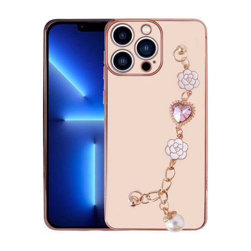 iPhone 12 Pro Kılıf El Tutamaçlı Kamera Korumalı Zore Taka Silikon Kılıf - Pembe