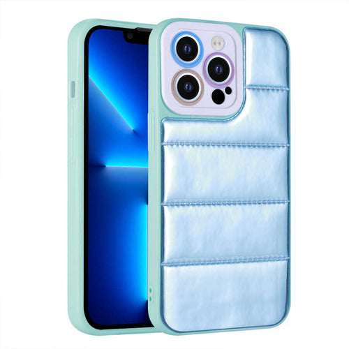 iPhone 12 Pro Kılıf Kamera Korumalı Airbagli Renkli Zore Seksek Kılıf - Mavi