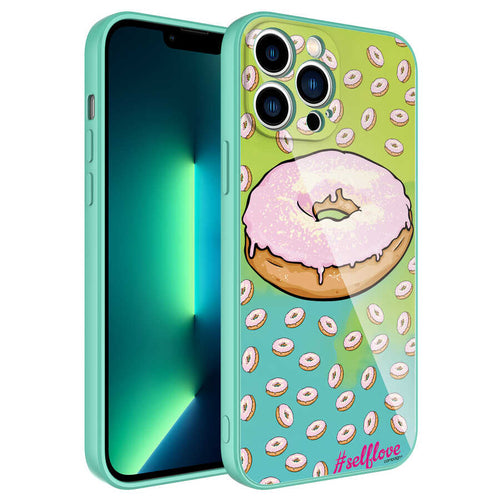 iPhone 12 Pro Kılıf Kamera Korumalı Desenli Sert Silikon Zore Epoksi Kılıf - NO12