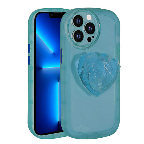 iPhone 12 Pro Kılıf Kamera Korumalı Pop Soketli Renkli Zore Ofro Kılıf - Mavi