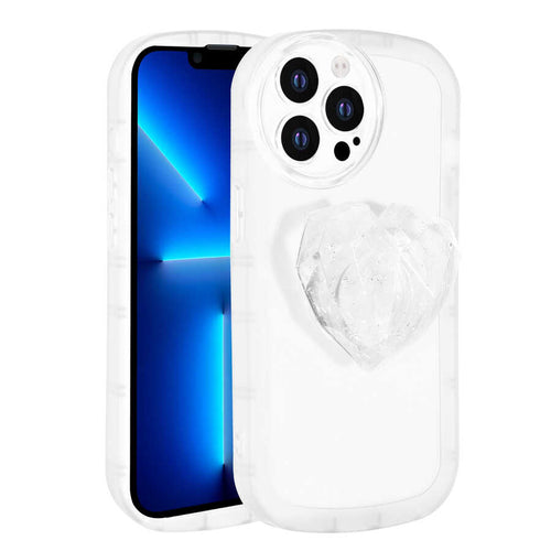 iPhone 12 Pro Kılıf Kamera Korumalı Pop Soketli Renkli Zore Ofro Kılıf - Beyaz