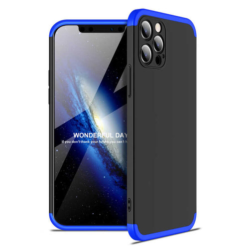 iPhone 12 Pro Kılıf Zore Ays Kılıf - Siyah-Mavi