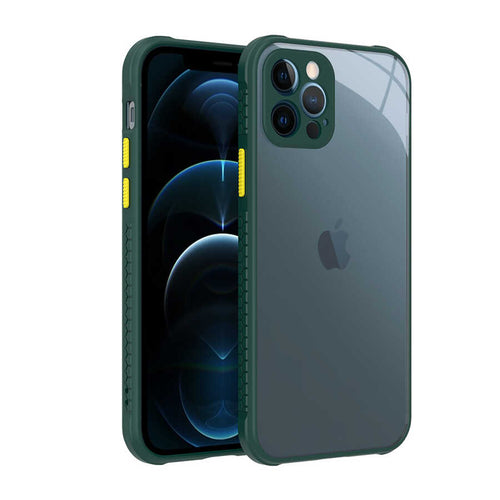 iPhone 12 Pro Kılıf ​​Zore Kaff Kılıf - Koyu Yeşil