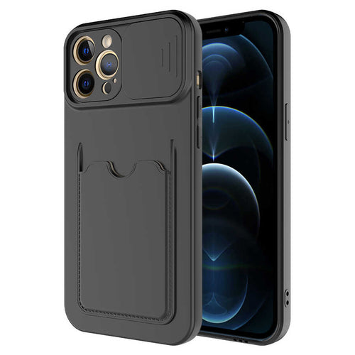 iPhone 12 Pro Kılıf ​Zore Kartix Kılıf - Siyah