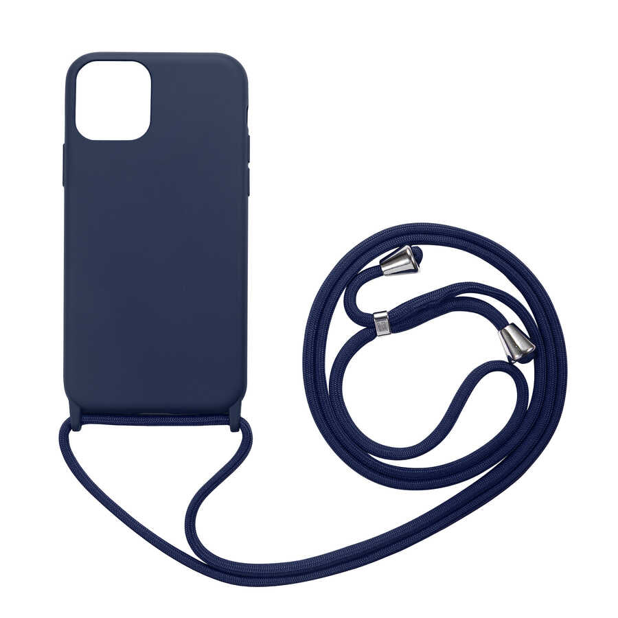 iPhone 12 Pro Kılıf Zore Ropi Kılıf - Lacivert