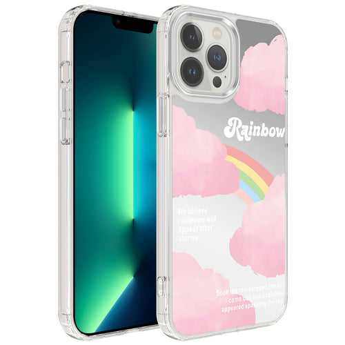 iPhone 12 Pro Max Kılıf Airbagli Parlak Tasarımlı Zore Mimbo Kılıf - NO6