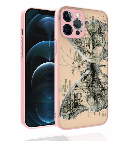 iPhone 12 Pro Max Kılıf Desenli Kamera Korumalı Parlak Zore Nora Kılıf - NO4