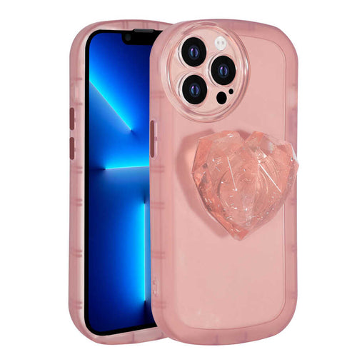 iPhone 12 Pro Max Kılıf Kamera Korumalı Pop Soketli Renkli Zore Ofro Kılıf - Pembe