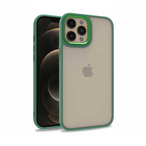 iPhone 12 Pro Max Kılıf Zore Flora Kılıf - Yeşil