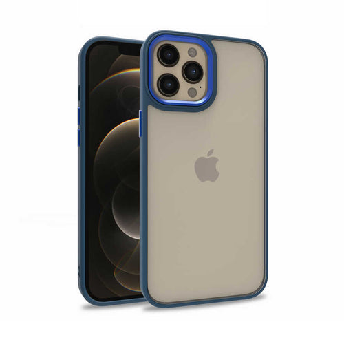 iPhone 12 Pro Max Kılıf Zore Flora Kılıf - Mavi