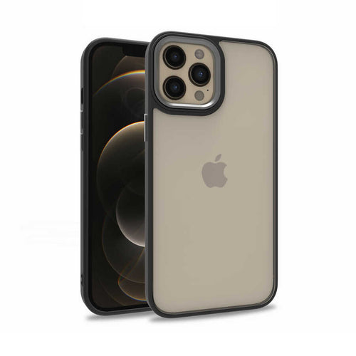 iPhone 12 Pro Max Kılıf Zore Flora Kılıf - Siyah