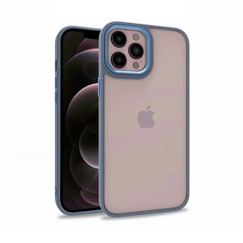 iPhone 12 Pro Max Kılıf Zore Flora Kılıf - Sierra Mavi