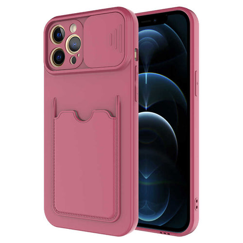 iPhone 12 Pro Max Kılıf ​Zore Kartix Kılıf - Koyu Mor