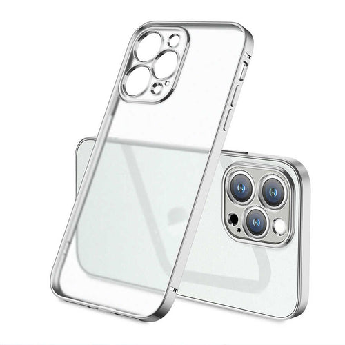 iPhone 12 Pro Max Kılıf Zore Mat Gbox Kılıf - Gümüş