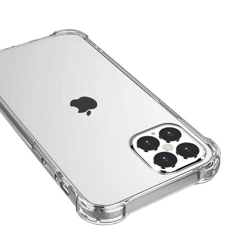 iPhone 12 Pro Max Kılıf Zore Nitro Anti Shock Silikon - Renksiz