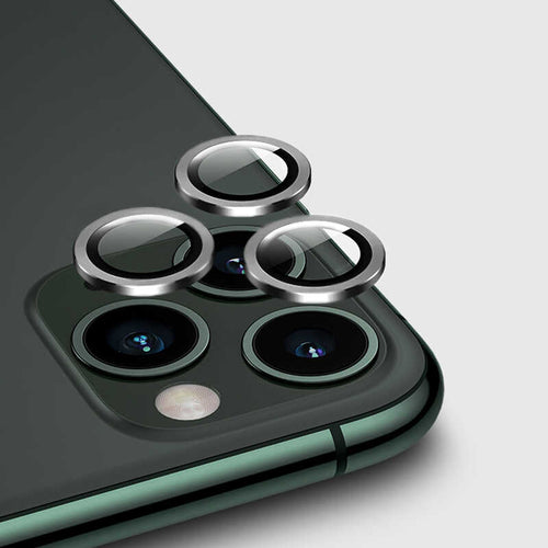 iPhone 12 Pro Max Zore CL-02 Kamera Lens Koruyucu - Gümüş