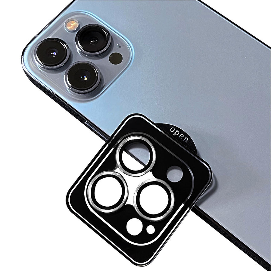 iPhone 12 Pro Max Zore CL-09 Kamera Lens Koruyucu - Gümüş