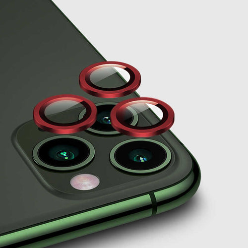 iPhone 12 Pro Zore CL-01 Kamera Lens Koruyucu - Kırmızı