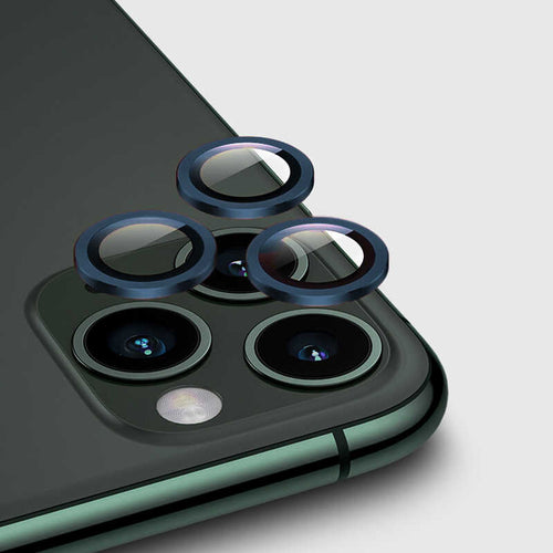 iPhone 12 Pro Zore CL-02 Kamera Lens Koruyucu - Lacivert