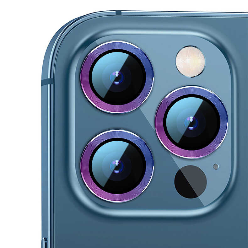 iPhone 12 Pro Zore CL-02 Kamera Lens Koruyucu - Colorful