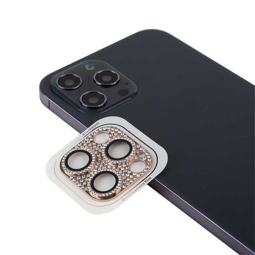 iPhone 12 Pro Zore CL-08 Kamera Lens Koruyucu - Pembe