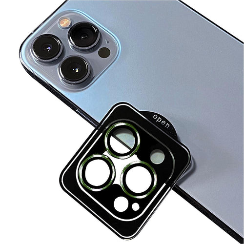 iPhone 12 Pro Zore CL-09 Kamera Lens Koruyucu - Koyu Yeşil