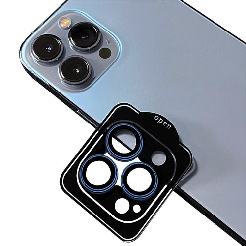iPhone 12 Pro Zore CL-11 Safir Parmak İzi Bırakmayan Anti-Reflective Kamera Lens Koruyucu - Lacivert