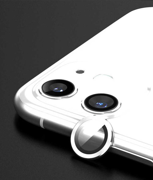 iPhone 12 Zore CL-01 Kamera Lens Koruyucu - Beyaz