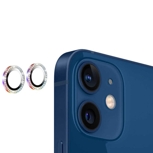 iPhone 12 Zore CL-06 Kamera Lens Koruyucu - Colorful