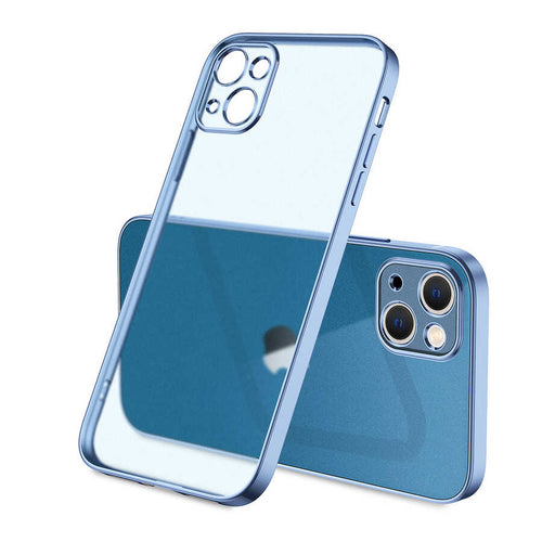 iPhone 13 Kılıf Zore Mat Gbox Kılıf - Mavi