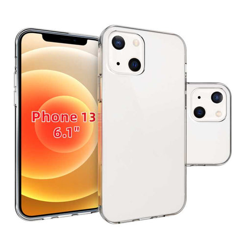 iPhone 13 Kılıf Zore Süper Silikon Kılıf - Renksiz