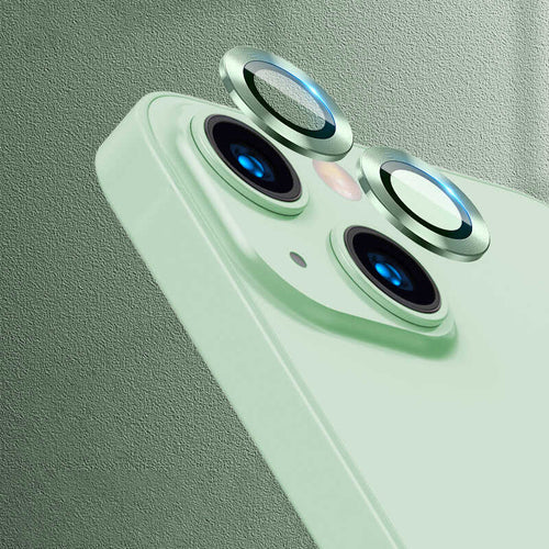 iPhone 13 Mini Zore CL-07 Kamera Lens Koruyucu - Açık Yeşil