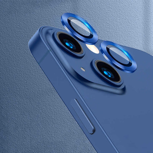 iPhone 13 Mini Zore CL-07 Kamera Lens Koruyucu - Lacivert