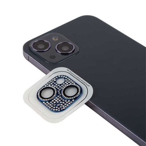 iPhone 13 Mini Zore CL-08 Kamera Lens Koruyucu - Mavi