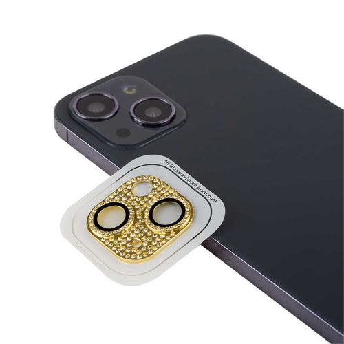iPhone 13 Mini Zore CL-08 Kamera Lens Koruyucu - Gold