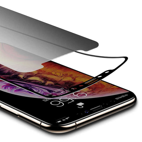 iPhone 13 Mini Zore Kor Privacy Cam Ekran Koruyucu - Siyah